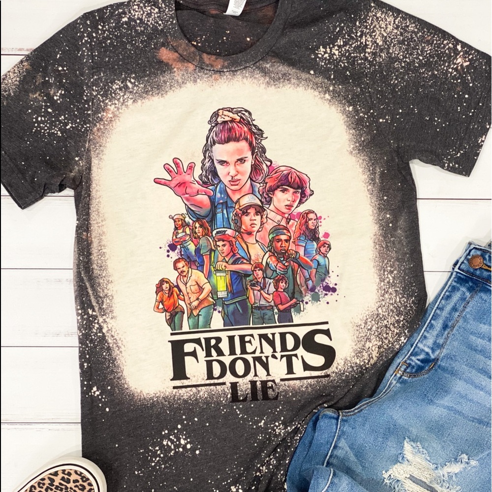 Stranger Things Bleached Tshirt